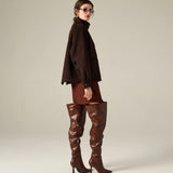 Cappotto collo alto K105WU MA646 MANILA GRACE 