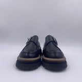 Mocassino in pelle con fibbia
