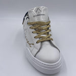 Sneakers con lacci oro FALD SG22 BIANCOORO ED PARRISH 