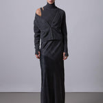 Cardigan boxy in cashmere e seta 253F01010 F0121 ROBERTO COLLINA 