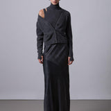 Cardigan boxy in cashmere e seta 253F01010 F0121 ROBERTO COLLINA 