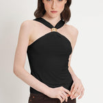 Maglia con passante oro - Carla G MOCO20D6 10 CARLA G. 