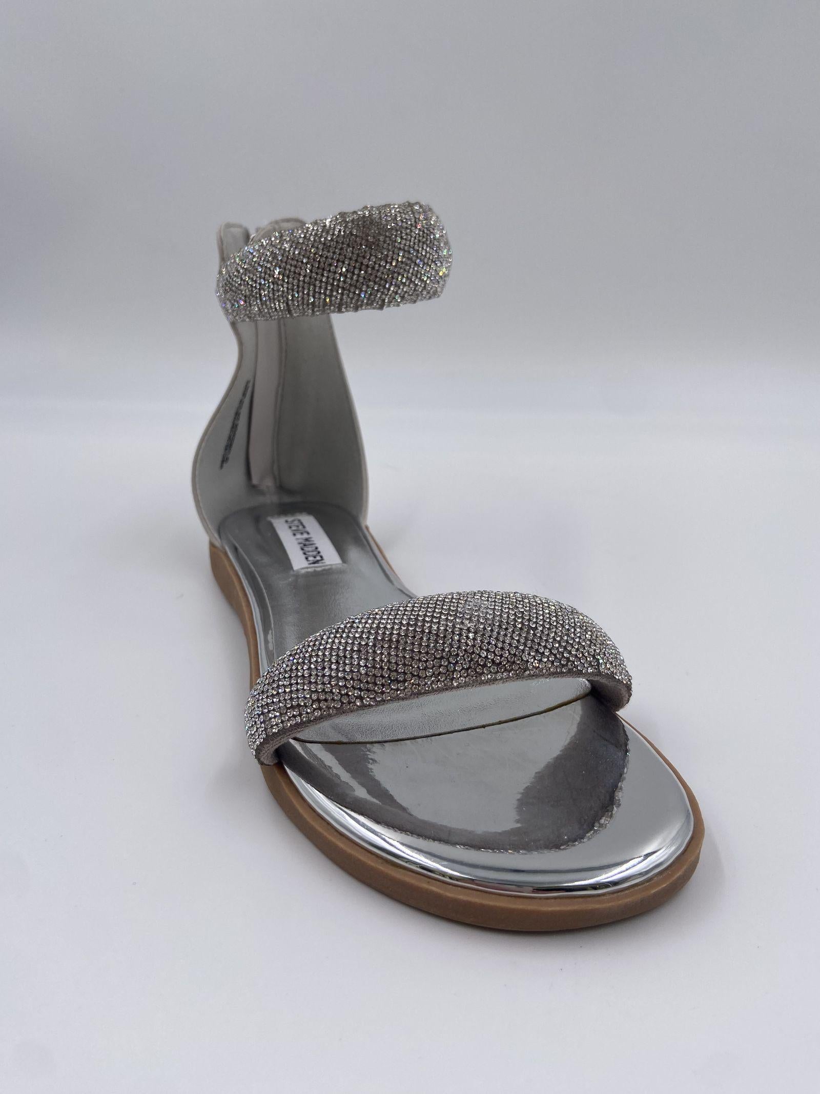Sandalo Infuse con brillantini SMSINFUSE ARGENTO STEVE MADDEN 