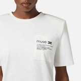 T-shirt con taschino MA02056E2 270 ELISABETTA FRANCHI 