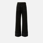 Jeans wide leg con risvolto - Pinko 105541A2RR PJ4 PINKO 