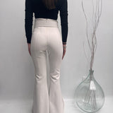 Pantalone con cinturone - Elisabetta Franchi PA06932E2 360 ELISABETTA FRANCHI 