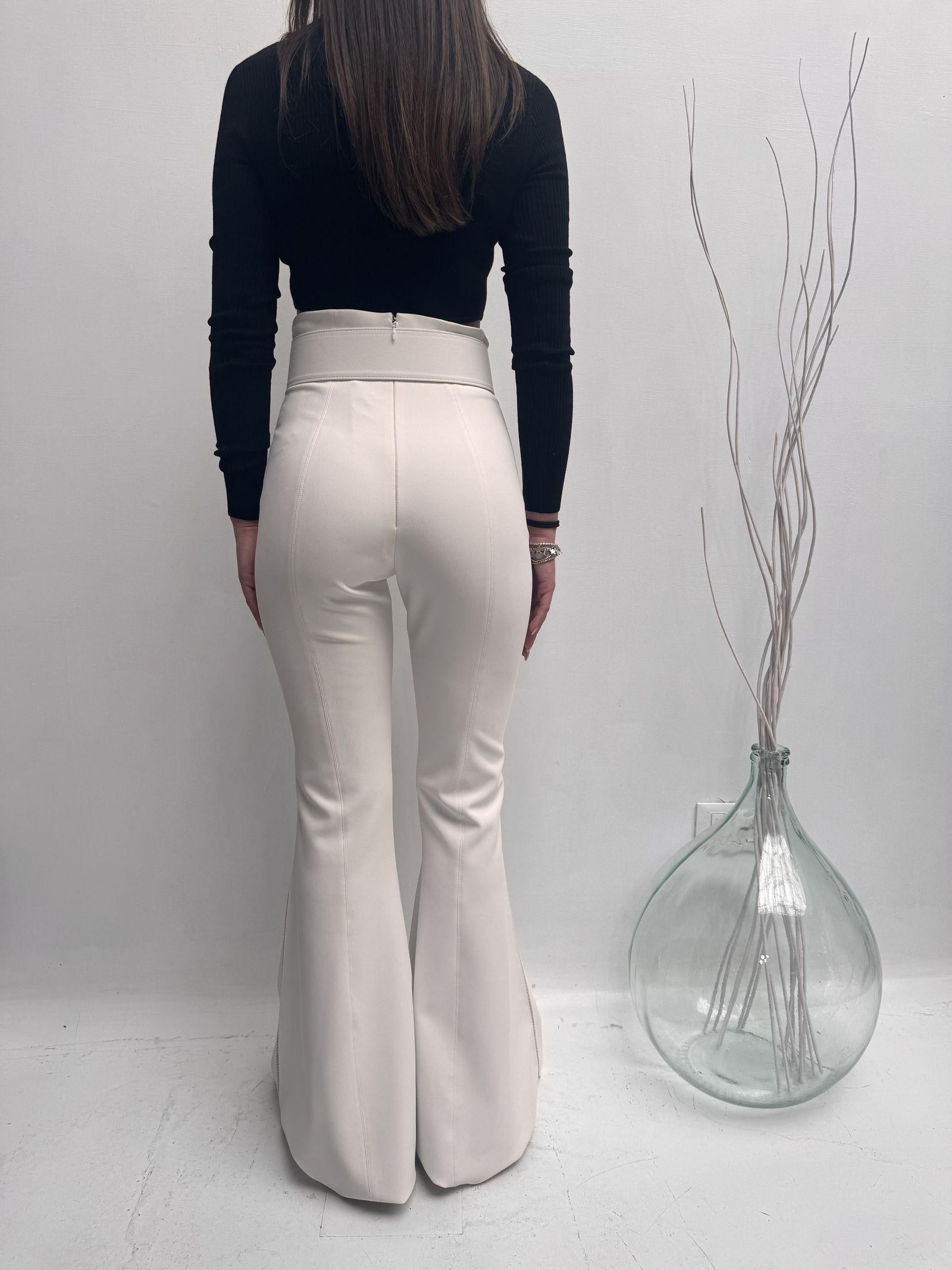 Pantalone con cinturone - Elisabetta Franchi PA06932E2 360 ELISABETTA FRANCHI 