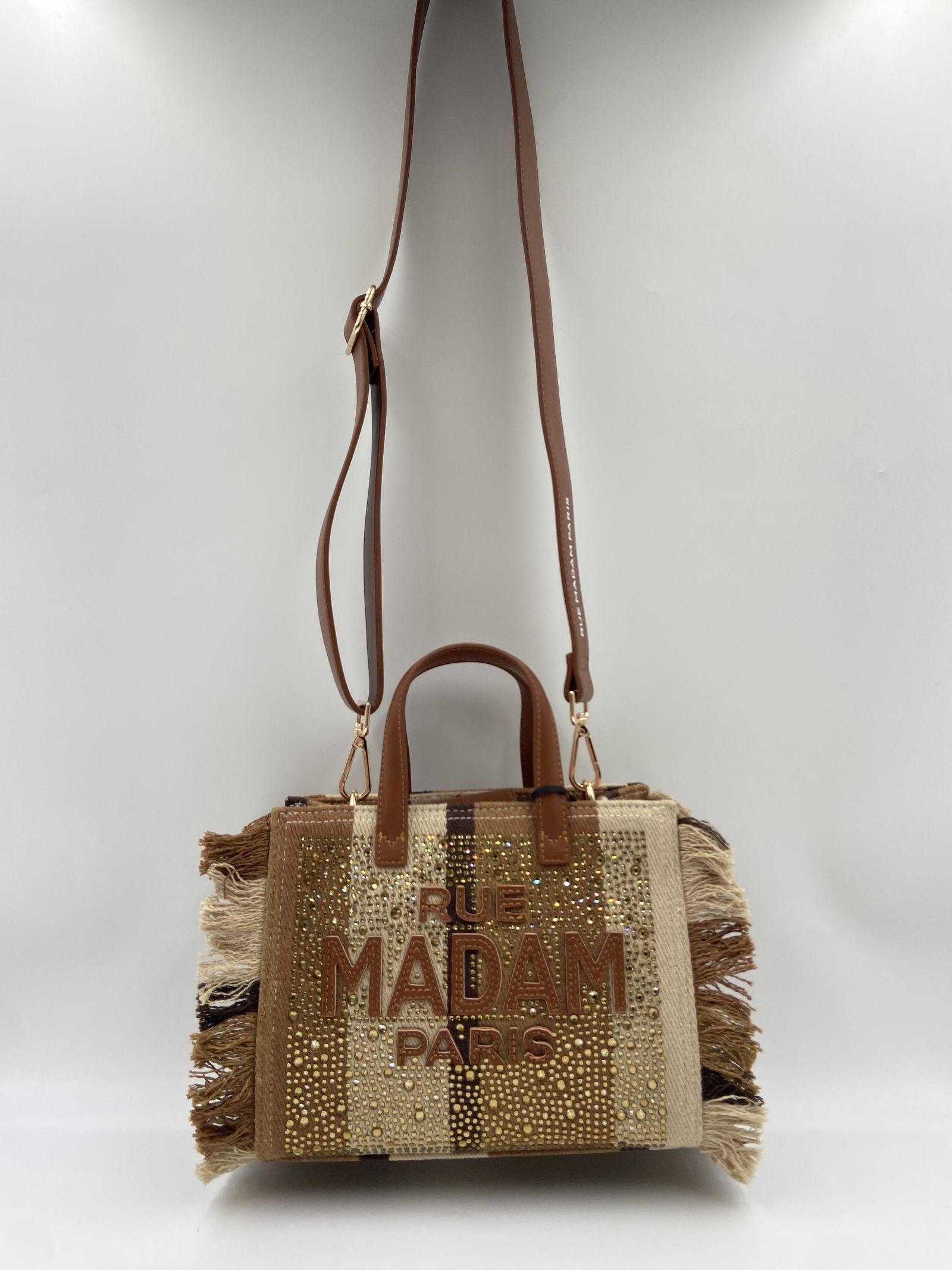 Borsa Casablanca Mini Riga - Rue Madam Paris CASABLANCAMINITOTE RIGAMARRONE RUE MADAM PARIS 
