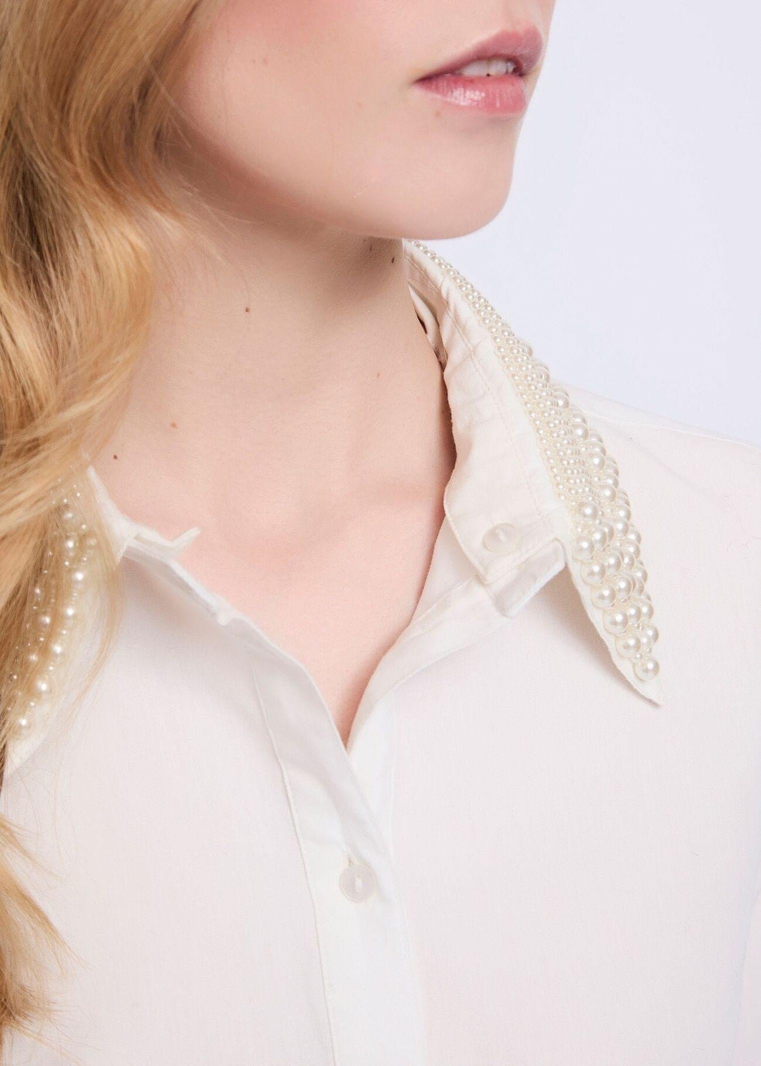 Camicia con perle 521FD45011 2101 GAUDI' 