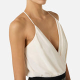 Body in georgette - Elisabetta Franchi BO01461E2 193 ELISABETTA FRANCHI 