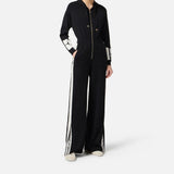Tuta con bande lucide - Elisabetta Franchi KT61S56E2 EF3 ELISABETTA FRANCHI 