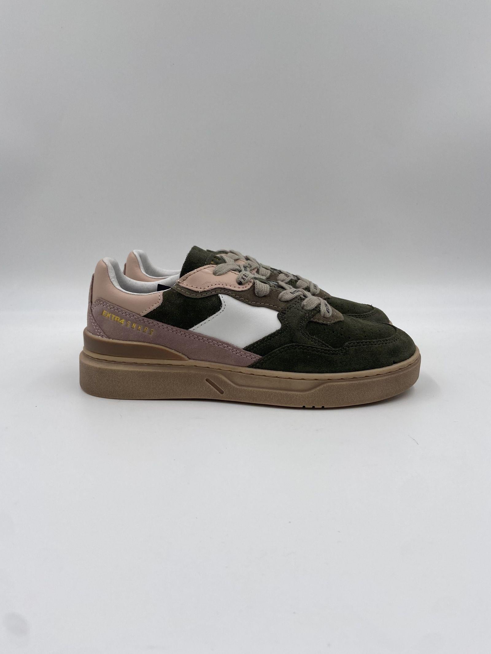 Sneakers Club tennis 1.07 8707022 VERDEBIANCO EXTR4 