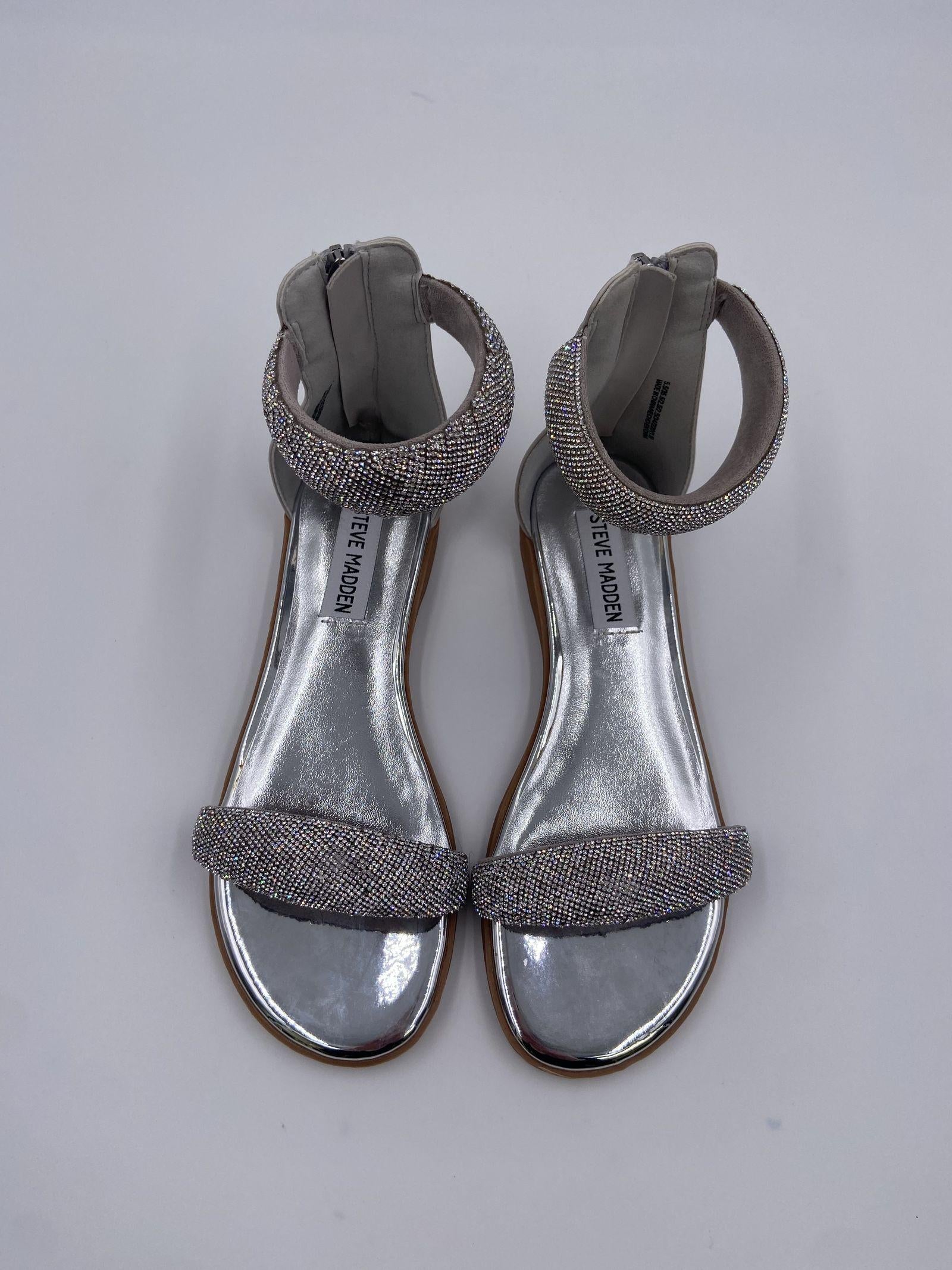 Sandalo Infuse con brillantini SMSINFUSE ARGENTO STEVE MADDEN 