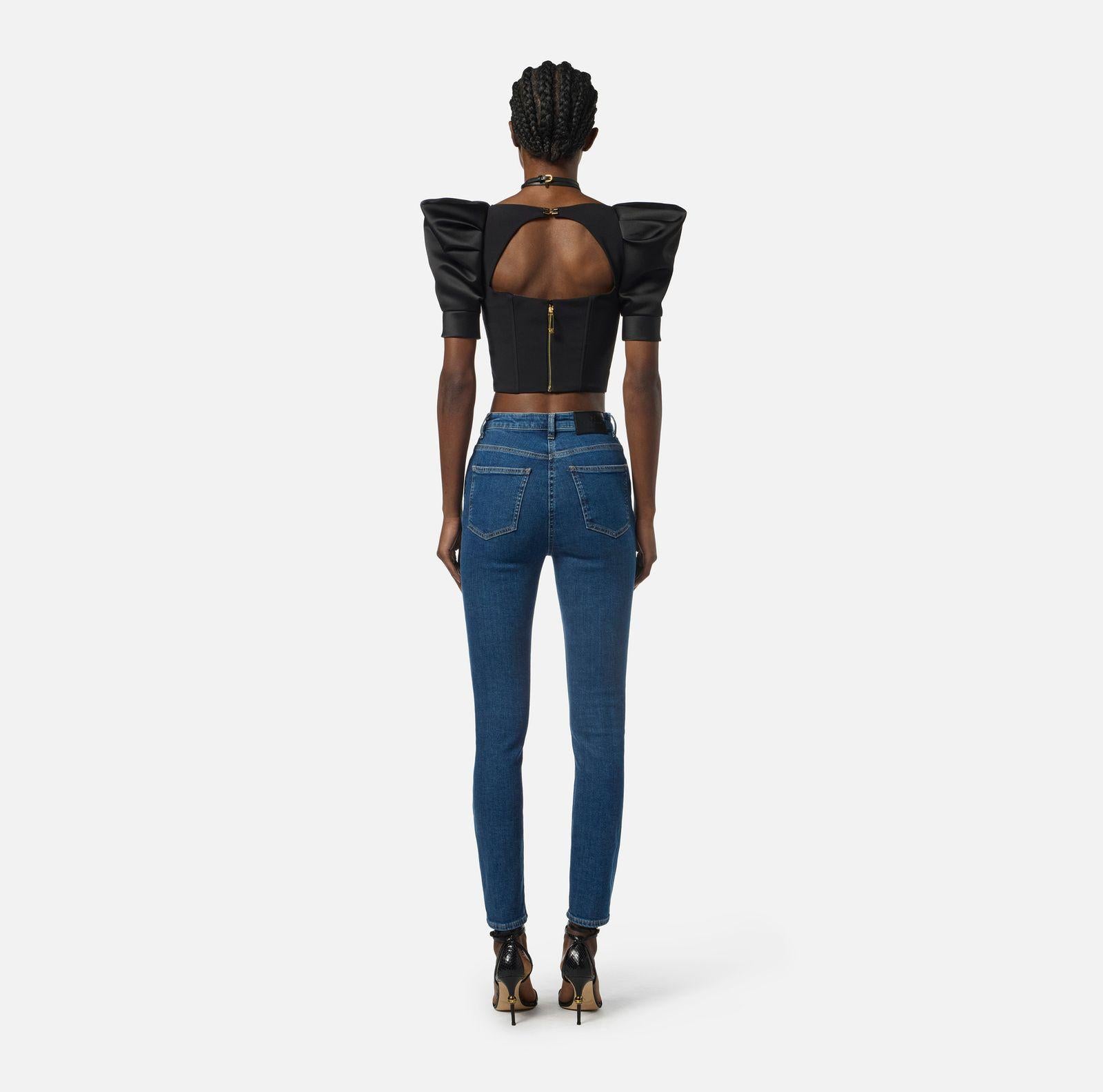 Jeans a palazzo PJ08I56E2 104 ELISABETTA FRANCHI 