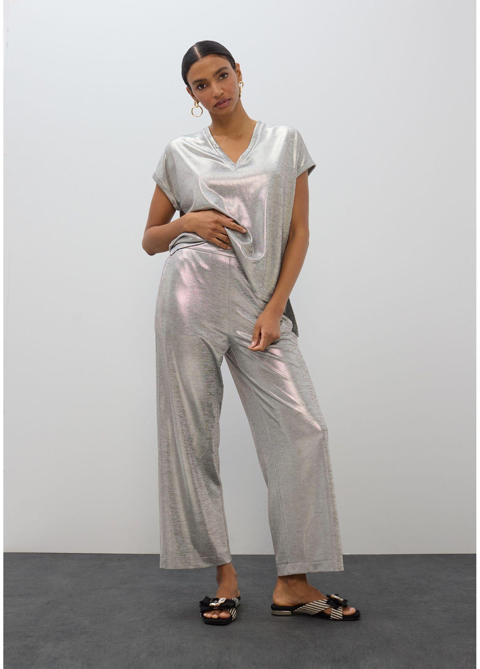 Pantalone laminato - LolaCasademunt LS2614017 0M3 LOLA 