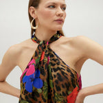 Abito stampa animalier MS2515033 352 MAITE 