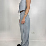 Pantalone con pieghe - Eleh SS260308 CELESTE ELEH 