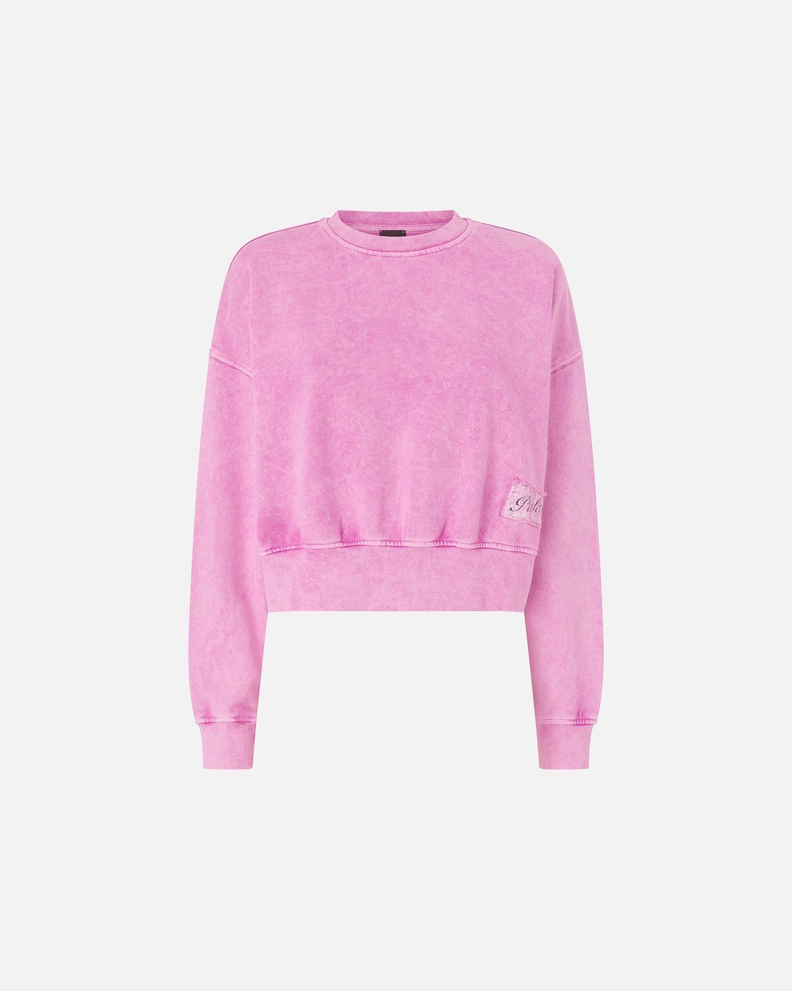 Felpa cropped girocollo - Pinko 106341A33M Q48 PINKO 