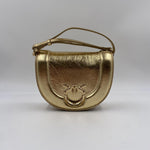 Borsa in pelle craccata lucida 101969- A1JGZZLB PINKO 