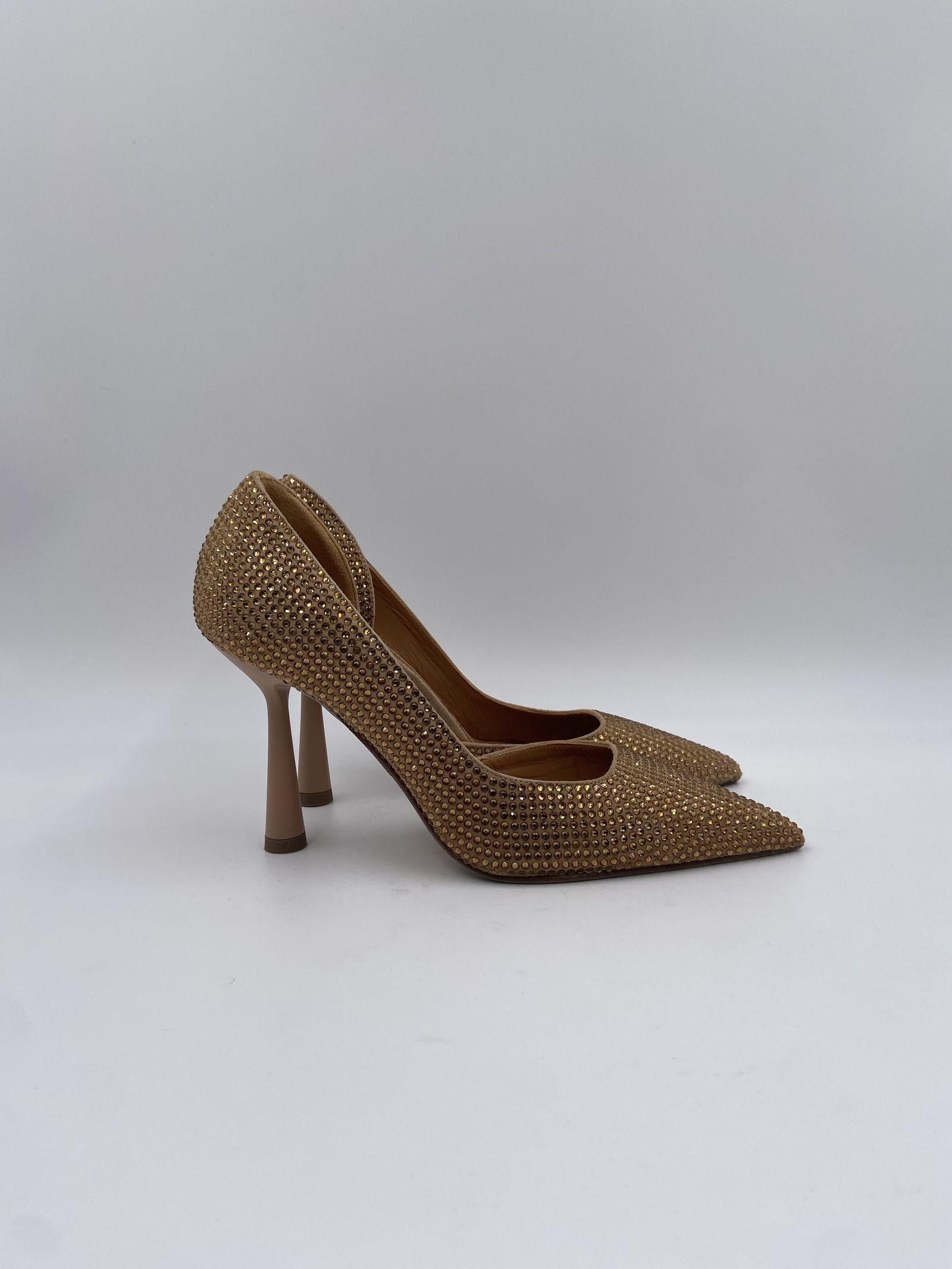 Décolletè con strass 2207 NUDE OFELIA 