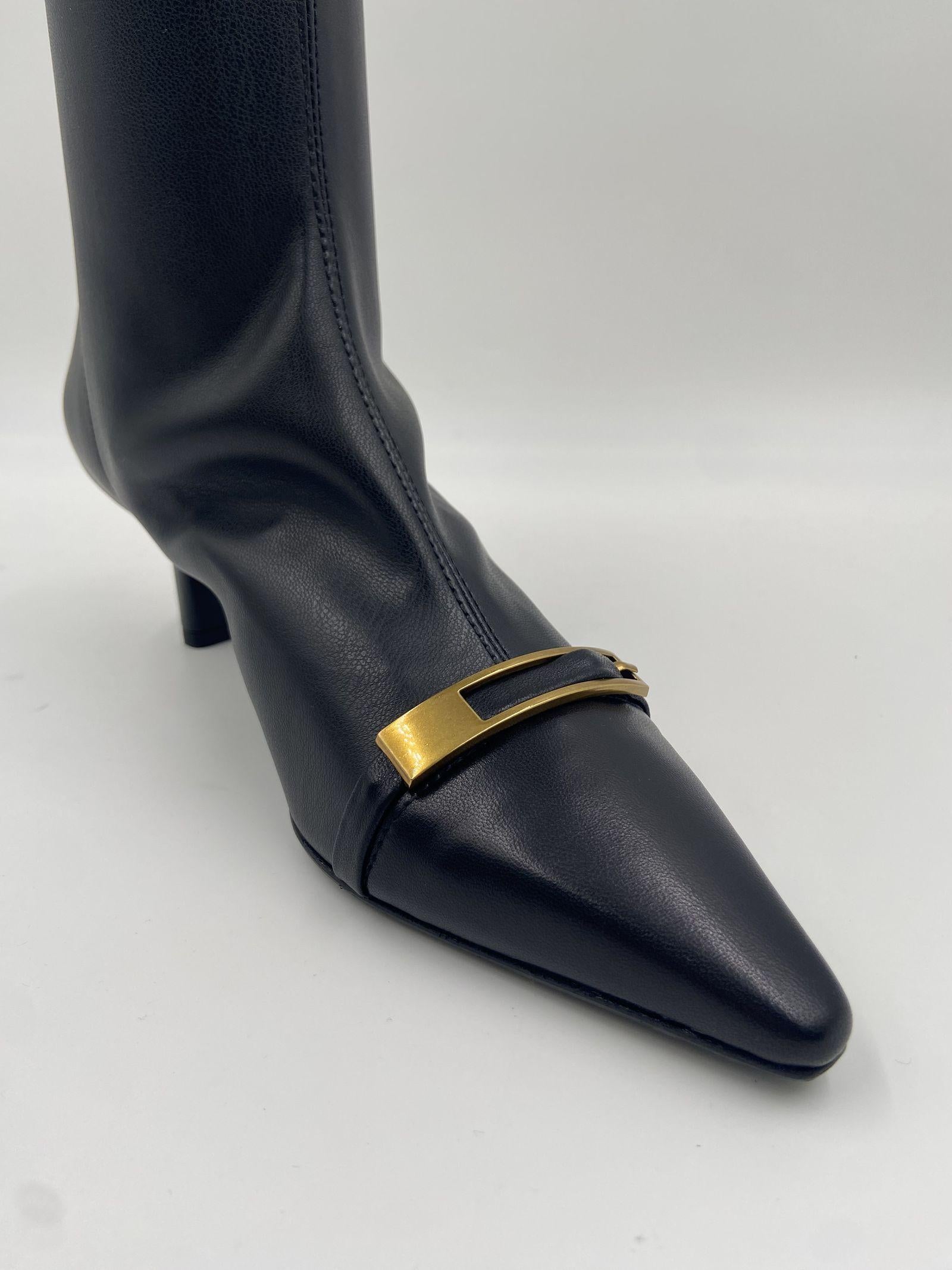 Tronchetto tacco basso 2795 NERO OFELIA 