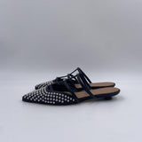 Scarpa bassa aperta con borchie