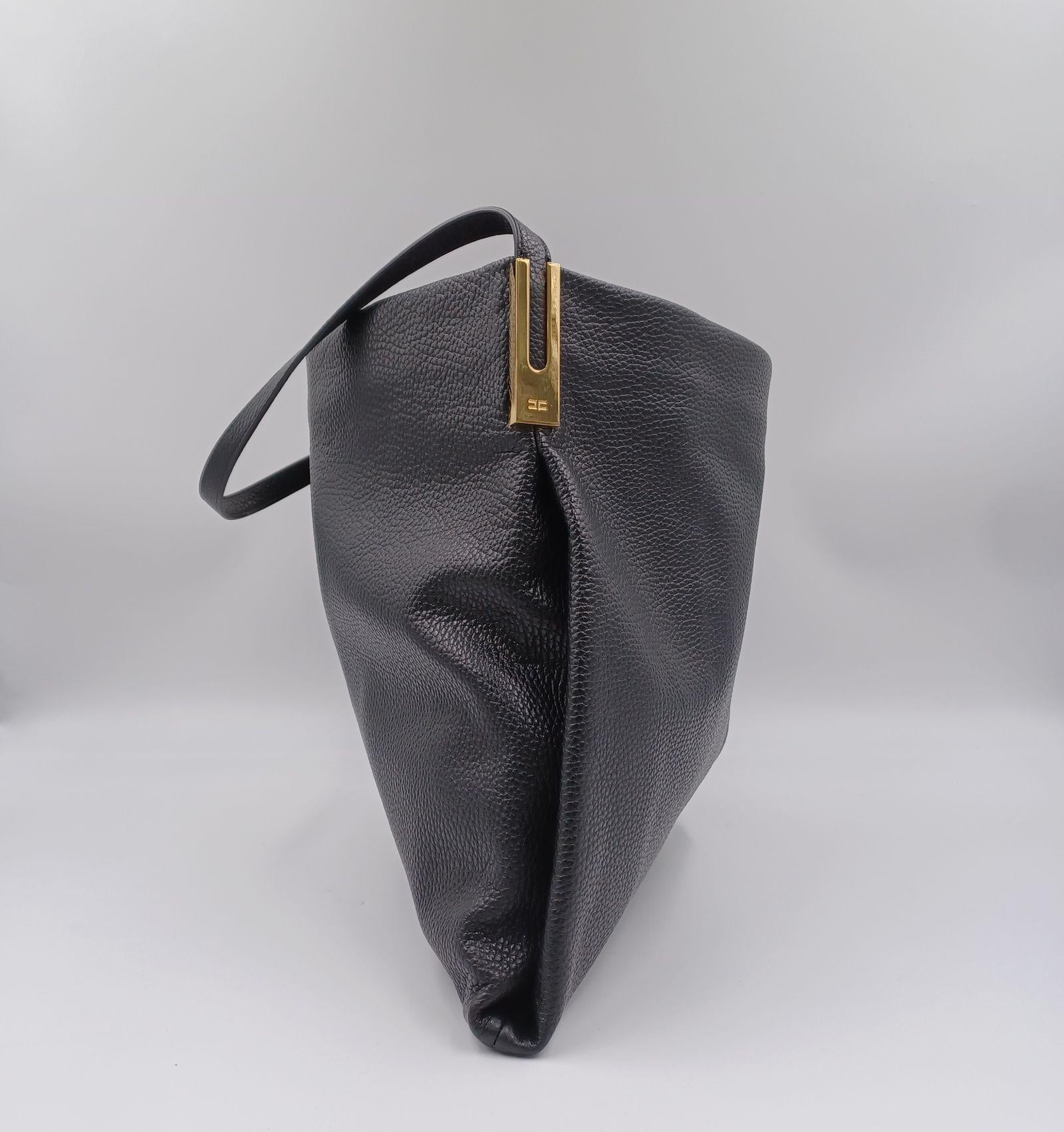 Borsa Tote in pelle - Elisabetta Franchi BS47N56E2 110 ELISABETTA FRANCHI 