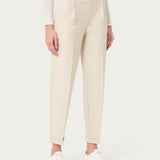 Pantalone carrot con pinces in tessuto Compact - Ragno DO16PF FW24 786 RAGNO 