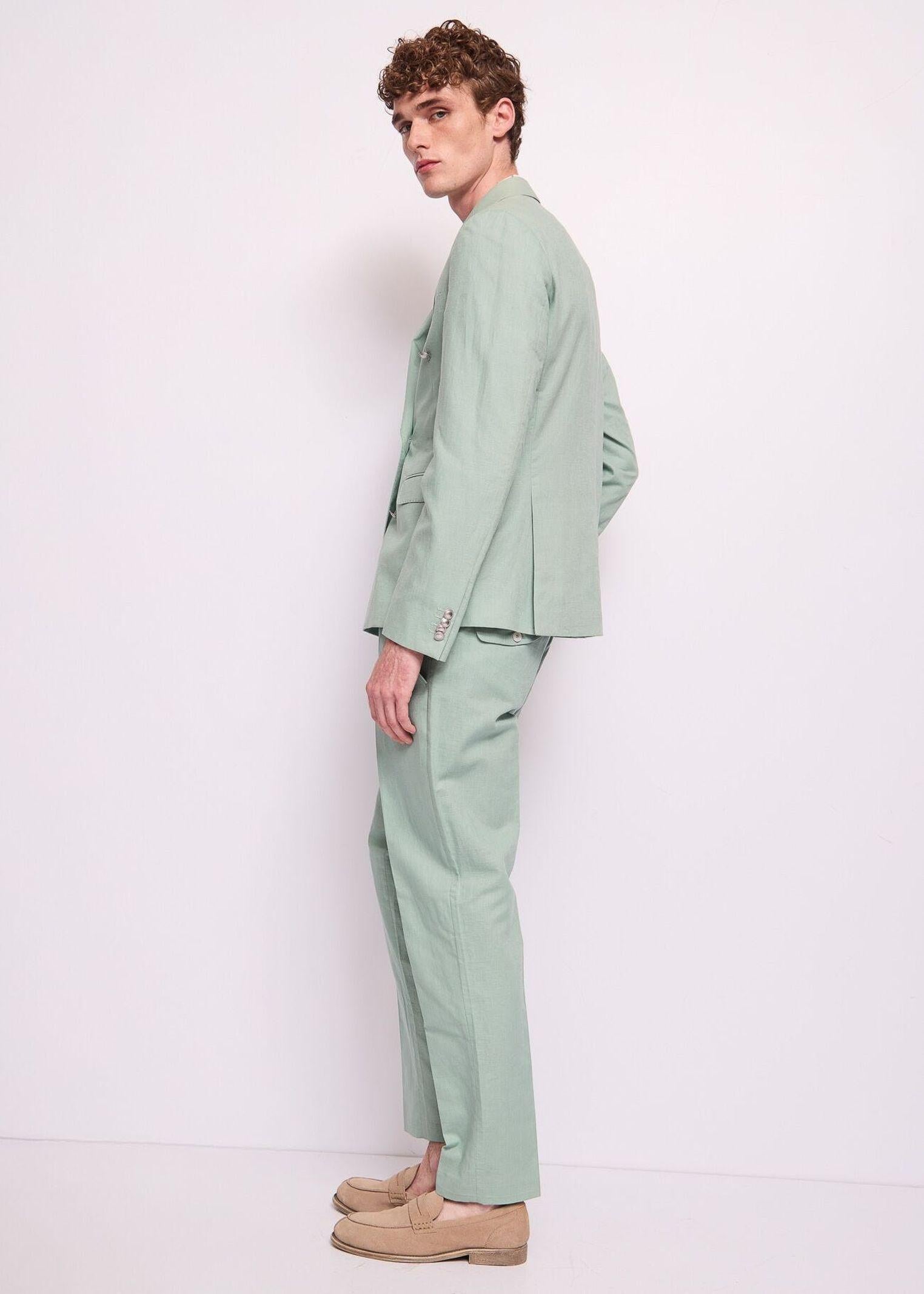 Completo doppio petto in lino 511GU15001 4550 GAUDI' 