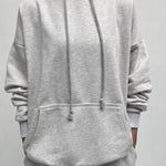 Felpa con cappuccio A1266 GRIGIO OFELIA 
