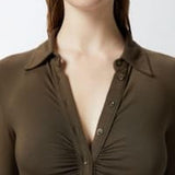 Body polo in jersey modal - Pinko 104478-A29B X51 PINKO 