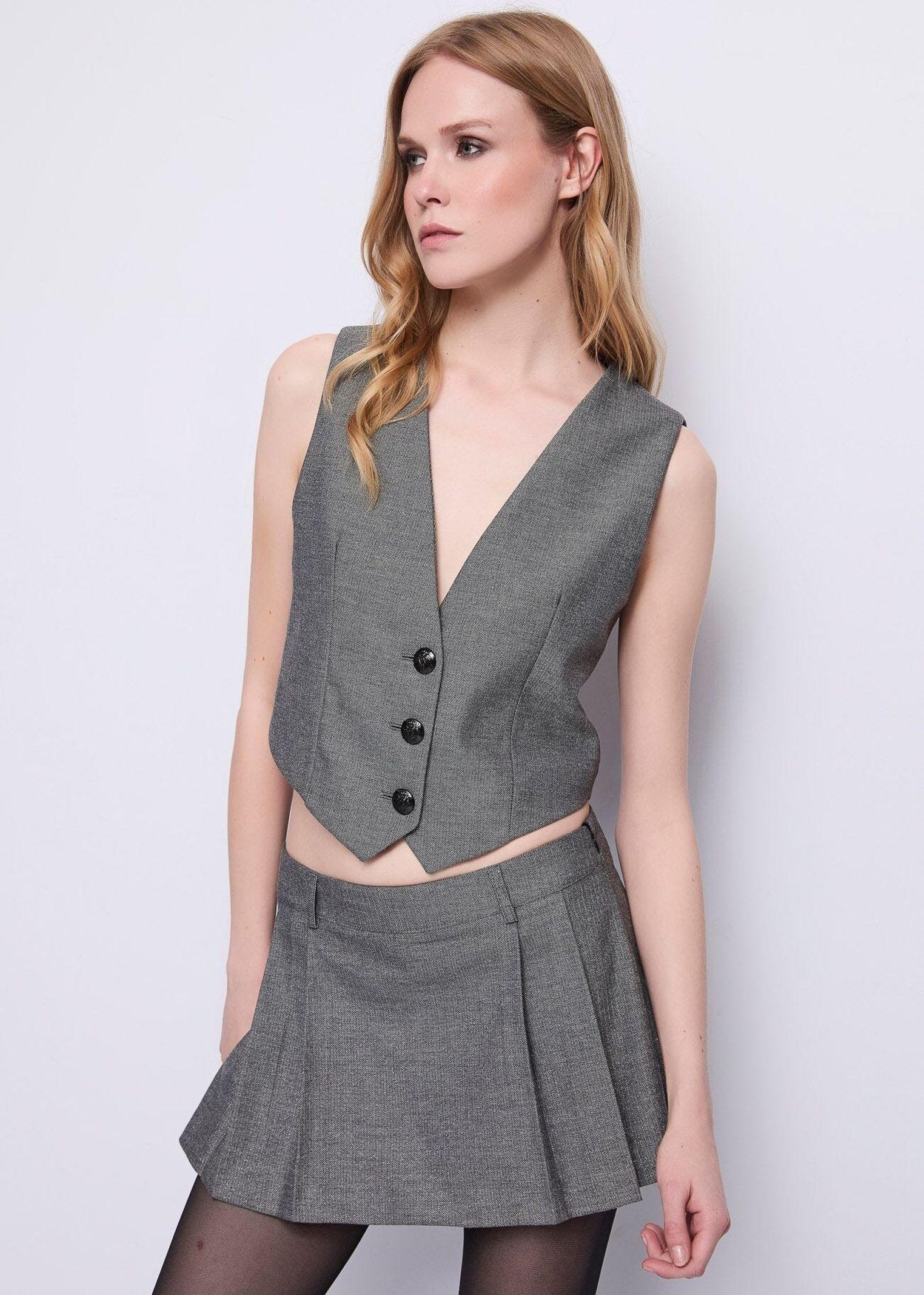 Gilet motivo chevron - Gaudi 521FD35017 521052-01 GAUDI' 