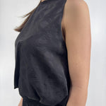 Top jaquard smanicato - Eleh SS260023 NERO ELEH 