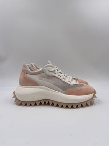 Running  allacciata bianco e rosa