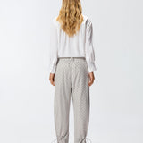 Pantalone con strass e borchie 105984A2XX K14 PINKO 