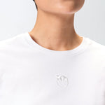 T-shirt con ricamo 100355A2RD Z04 PINKO 