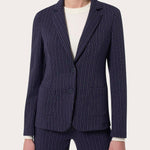 Giacca over destrutturata gessata DL69G9 FW24 489MF RAGNO 