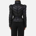 Piumino corto con baschina PI89Z56E2 110 ELISABETTA FRANCHI 