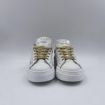 Sneakers con lacci oro FALD SG22 BIANCOORO ED PARRISH 