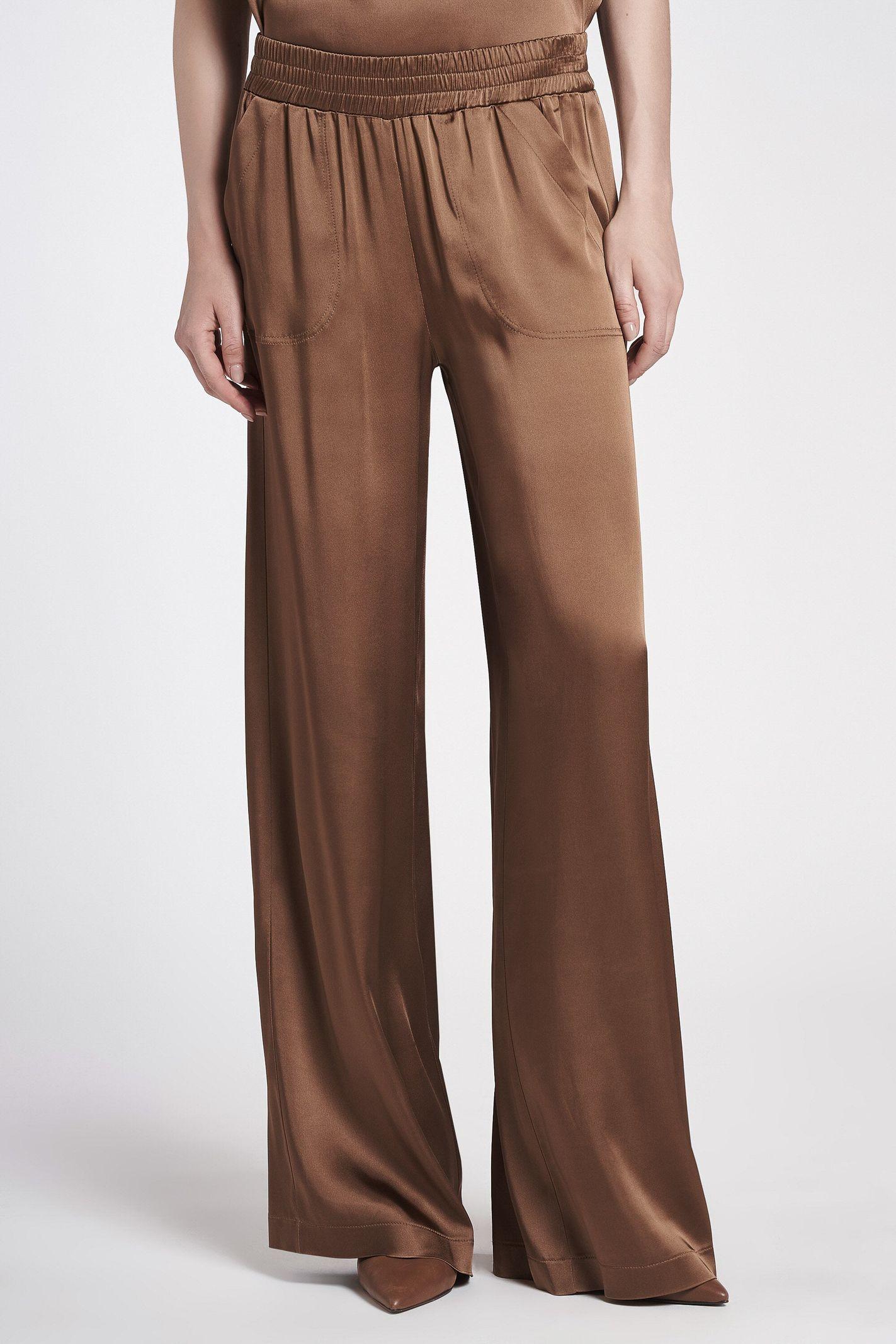 Pantalone in raso PAFE12D3 08 CARLA G. 