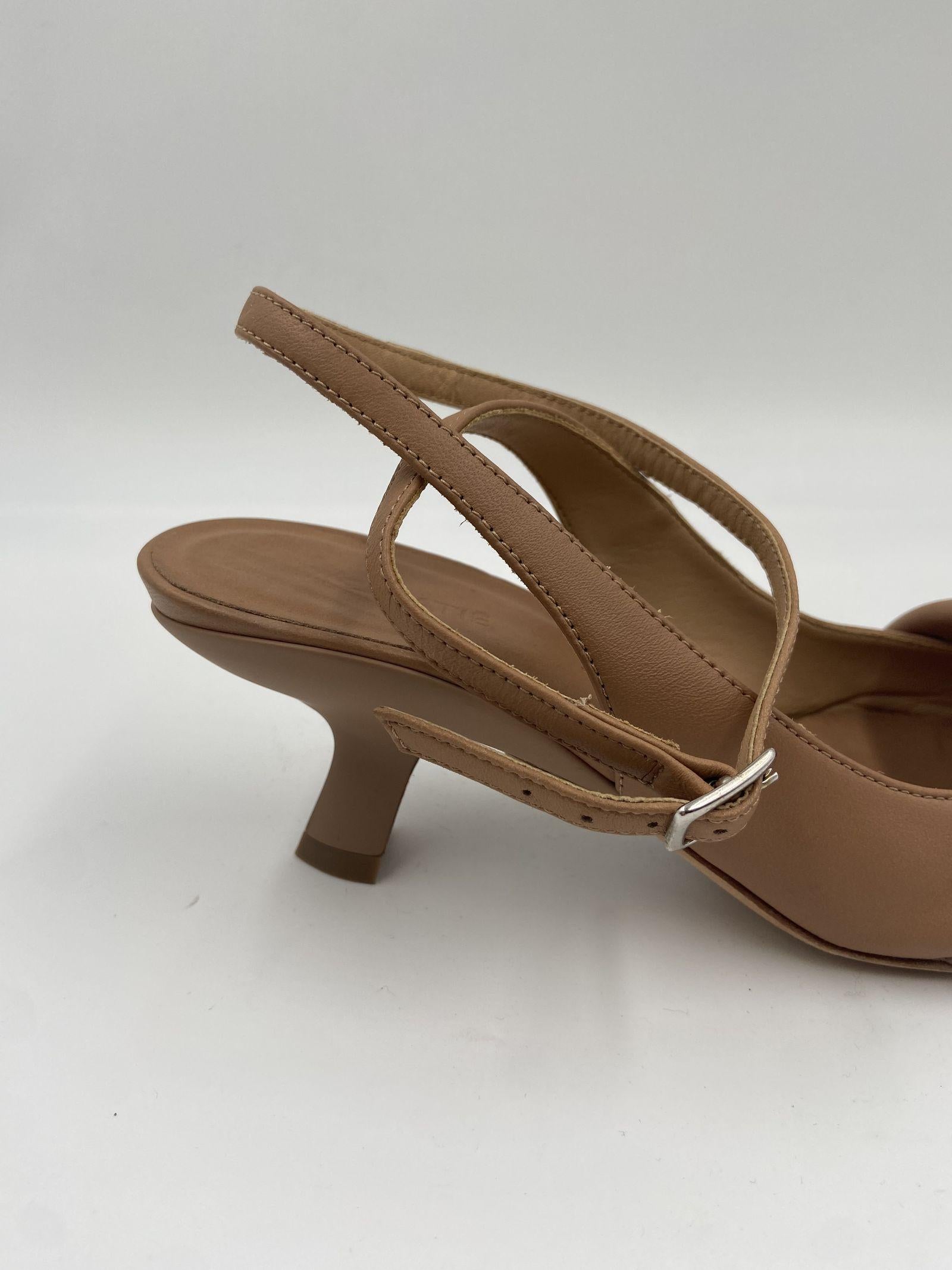 Sandalo slingback in pelle 1A4102D 112 VIC MATIE' 