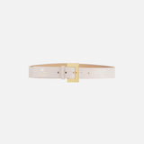 Cintura in pelle con logo stampato CT22S46E2 CI14 ELISABETTA FRANCHI 