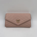 Portafoglio zip-around in nappa chevron - Pinko 100882-A0GK O81Q PINKO 