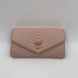Portafoglio zip-around in nappa chevron - Pinko 100882-A0GK O81Q PINKO 