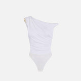 Body con spalla gioiello - Elisabetta Franchi BO01361E2 360 ELISABETTA FRANCHI 