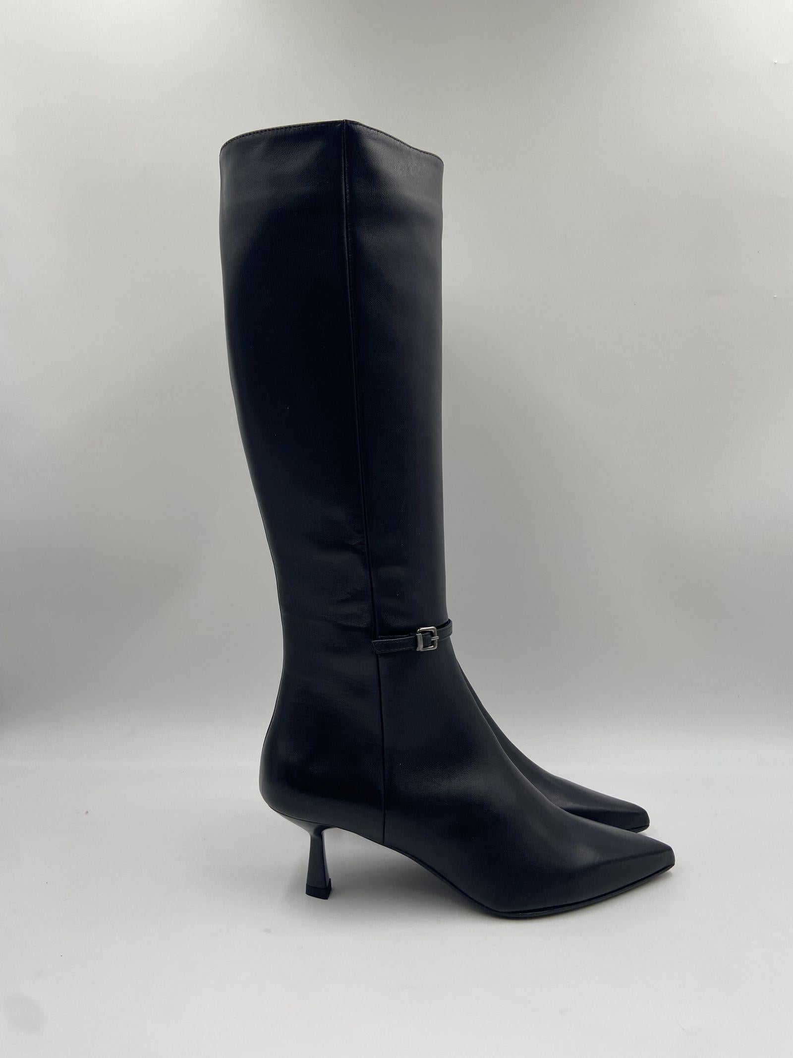 Stivale con cinturino 2748 NERO OFELIA 