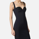 Abito con cristalli - Elisabetta Franchi AB83557E2 110 ELISABETTA FRANCHI 