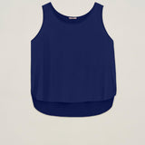 Maglia smanicata bimateriale