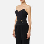 Top con dettagli zip TO03656E2 110 ELISABETTA FRANCHI 