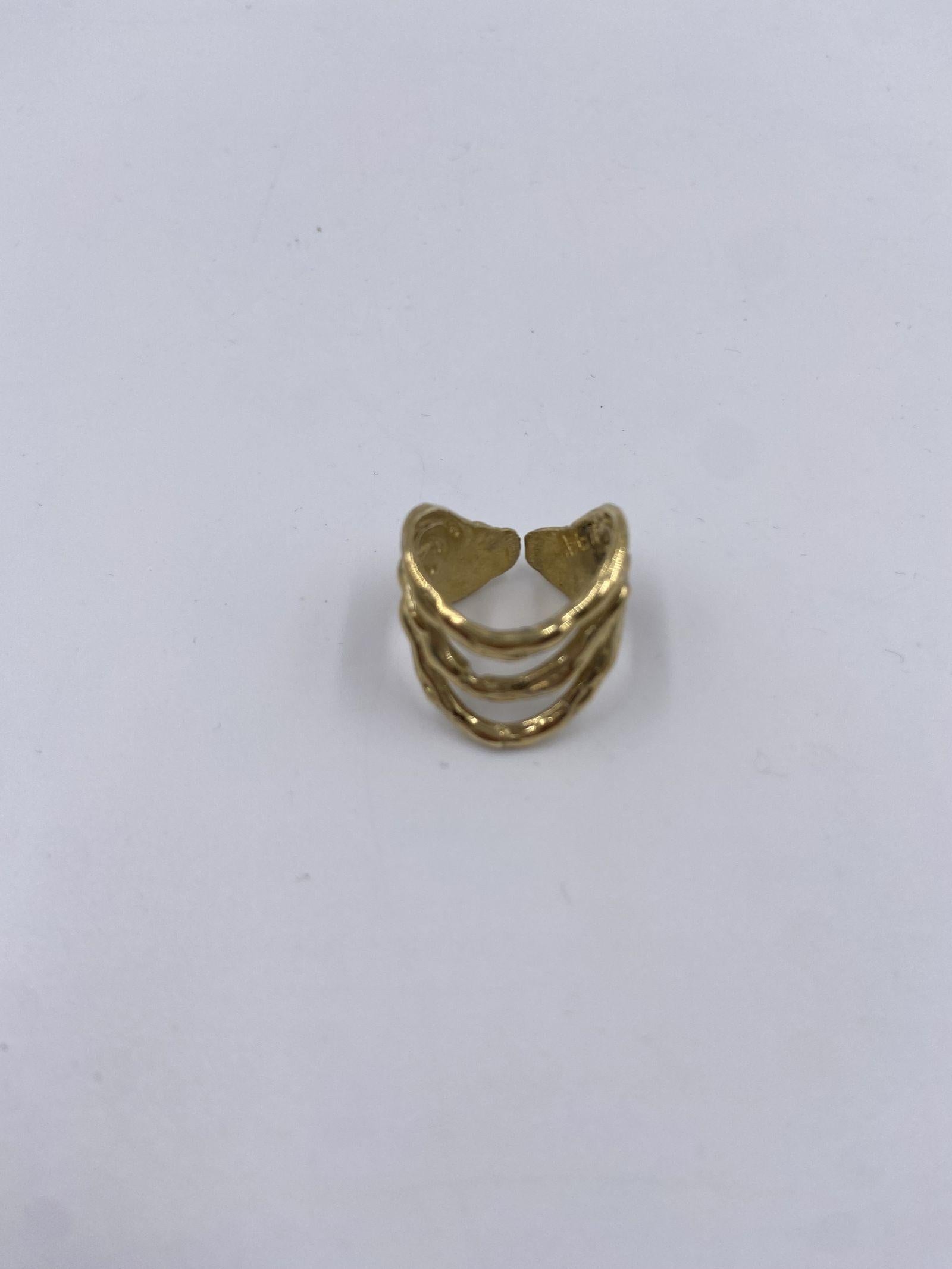 Annello Wave 3 Onde - Alevà WAVE3ONDE ORO ALEVA' 